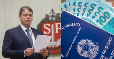 Tarcísio e salário mínimo em SP - Foto Reprodução Internet