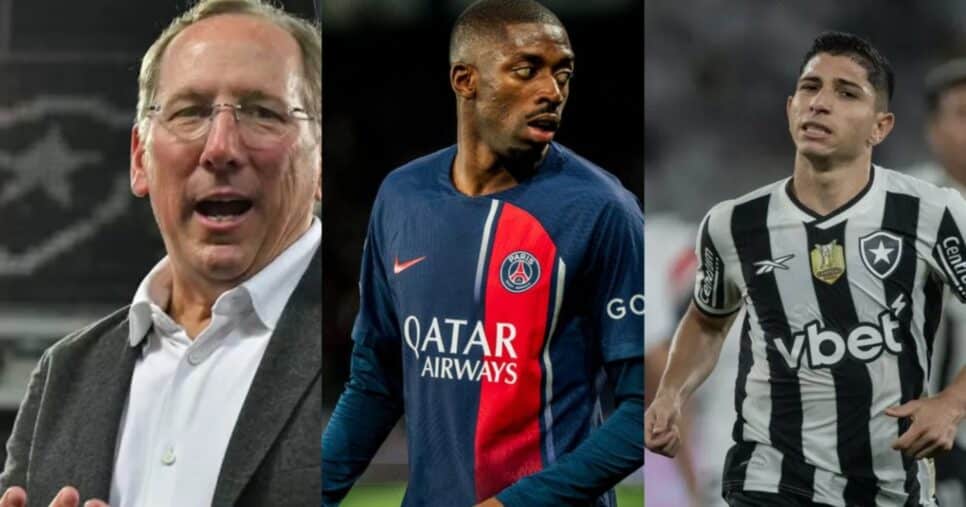 Textor imparável: Dembélé tem anúncio no Botafogo e contratação (Foto: Reprodução/ Internet)