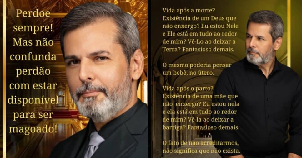Tipos de postagens de Fábio em suas redes sociais (Foto: Reprodução/ Instagram)