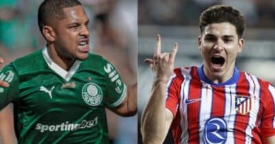 Vitor Roque / Julian Alvarez - Montagem: TVFOCO