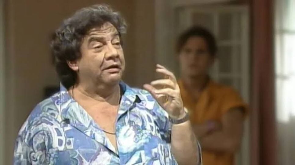 Geraldão na pensão de dona Cininha (Foto: Reprodução)