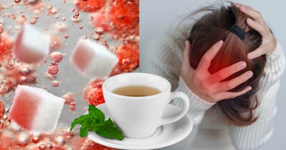 Açúcar no sangue, chá natural e saúde cerebral (Foto: Reprodução / Canva / Montagem TV Foco)