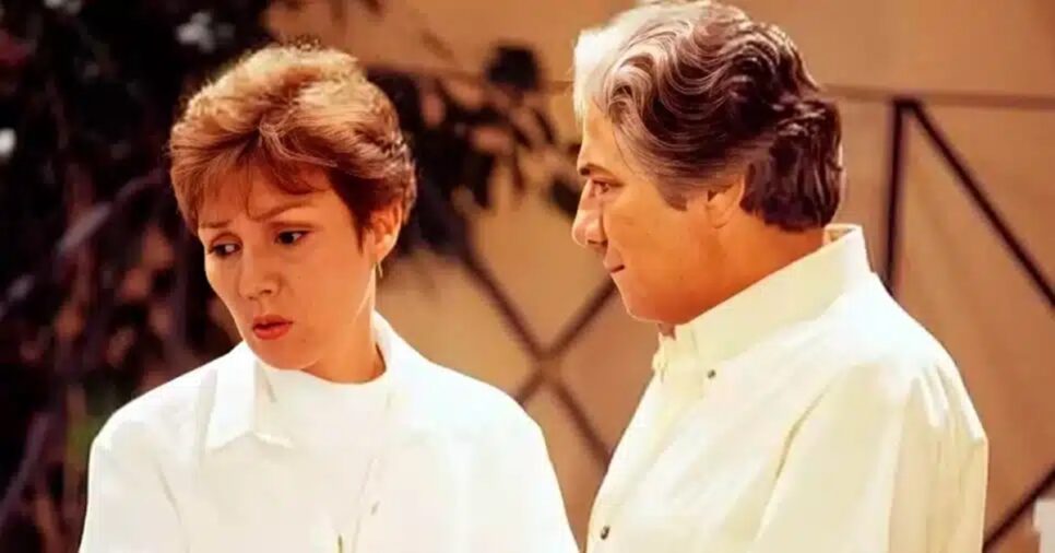 Tânia Scher (Josefa) e Cláudio Cavalcanti (Dr. Alberto) em cena da novela (Foto: Divulgação, Globo)