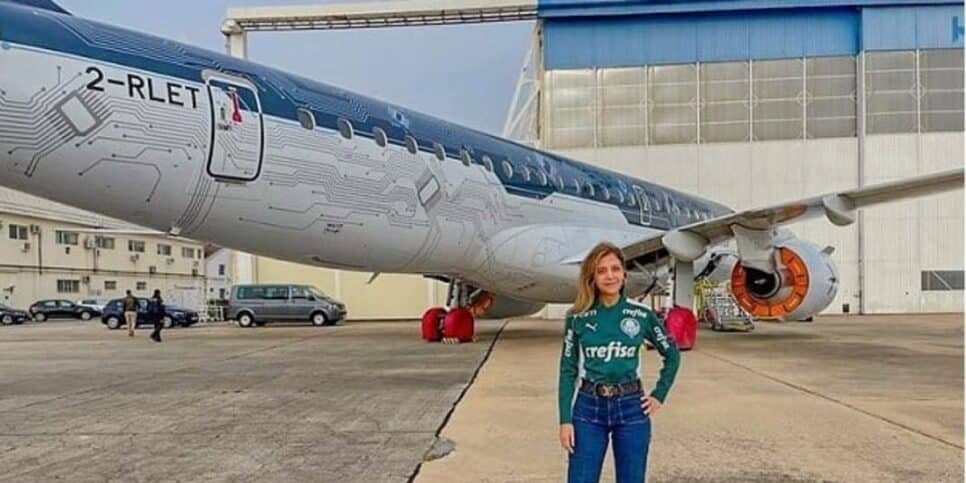 Jogadores do Palmeiras utilizarão o avião de Leila Pereira (Reprodução: Instagram)
