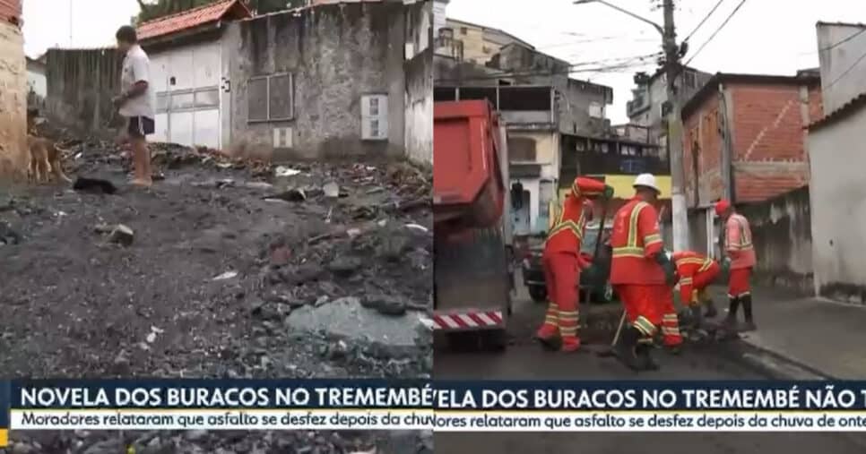 Bom Dia São Paulo mostra trabalho da Prefeitura de São Paulo (Foto: Reprodução/Montagem TV Foco)