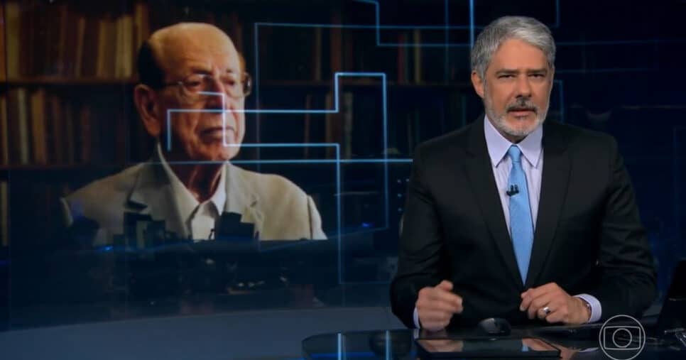 William Bonner fala sobre morte de figura brasileira importante (Foto: Reprodução/Globoplay)