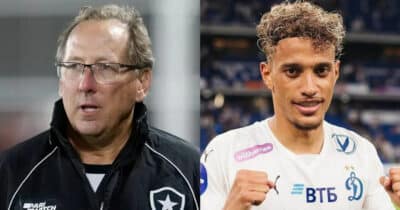 Botafogo: Contratação de Bitello para jogar com Savarino (Foto: Reprodução/Montagem TV Foco)