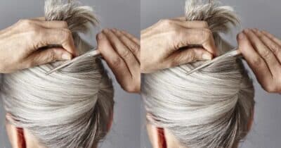 Cabelo branco - (Foto: Internet)