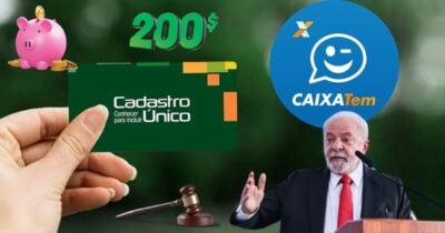 Caixa Tem, poupança, lei, CadÚnico e Lula (Foto: Reprodução / Gov / Canva / Montagem TV Foco)