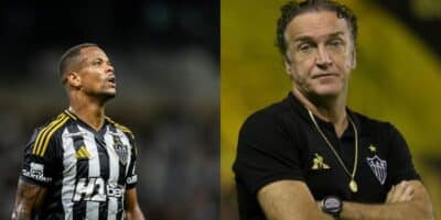 Cuca crava desfecho de Caio Paulista no Atlético-MG (Reprodução: Pedro Souza)