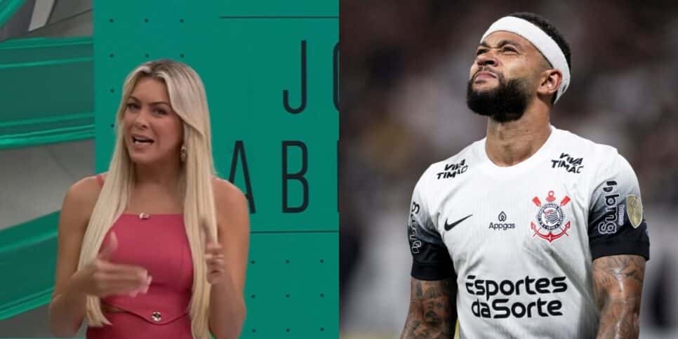 Renata Fan crava Depay e 1 fora do Corinthians (Reprodução: Band / Marco Galvao)