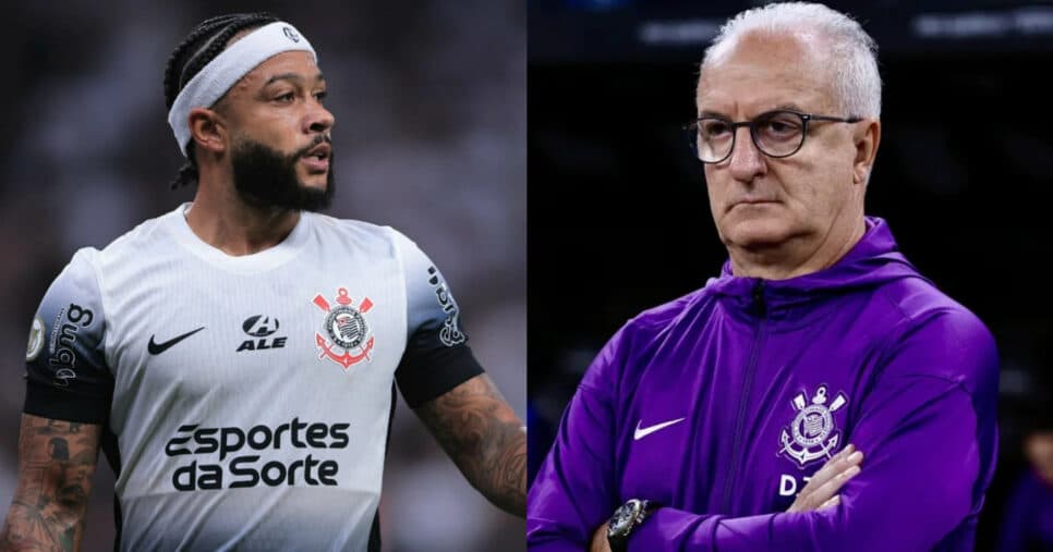 Dorival Jr sofre com saída de Depay e +3 craques no Corinthians (Foto: Reprodução/Montagem TV Foco)