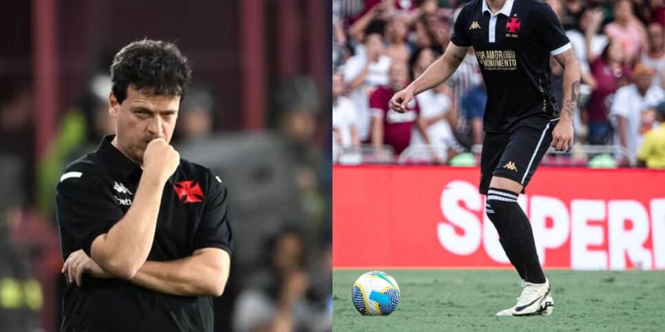 Diniz chora com 2 craques fora no Vasco (Reprodução: Luis ROBAYO)