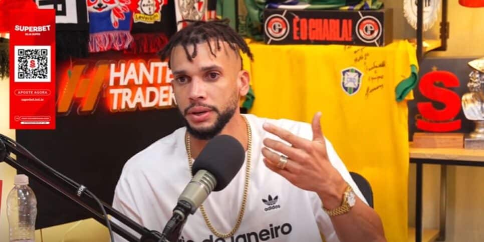 Dória durante entrevista no Charla Podcast (Reprodução: Youtube)