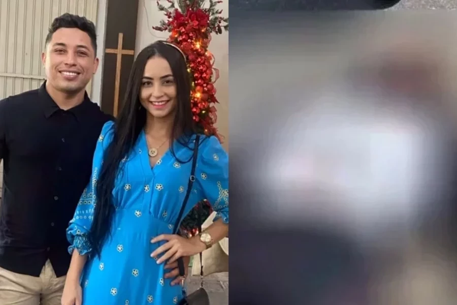 Jeferson ao lado da esposa (Foto: Reprodução/ Internet)