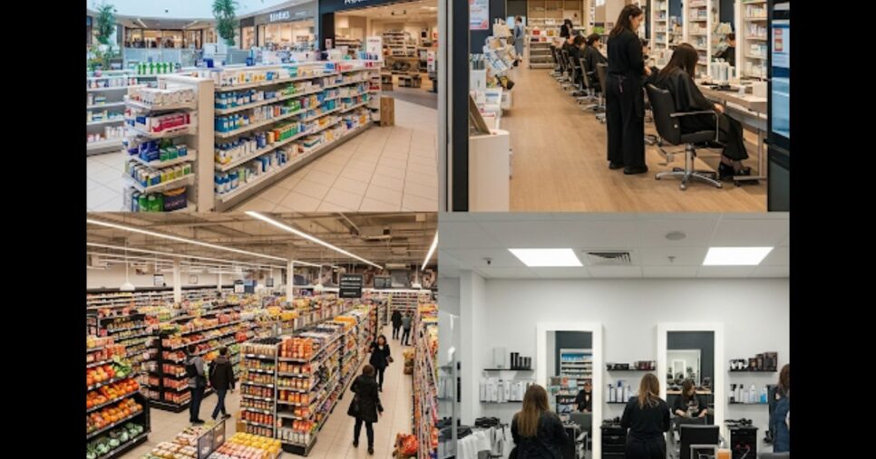 Supermercados, shoppings; farmácias e estabelecimentos do setor de serviços são exemplos de estabelecimentos que abrem aos domingos