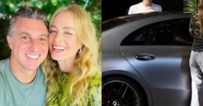 Filho de Angélica e Huck e namorada surgem em carro de R$1,5m (Foto: Reprodução/Montagem TV Foco)