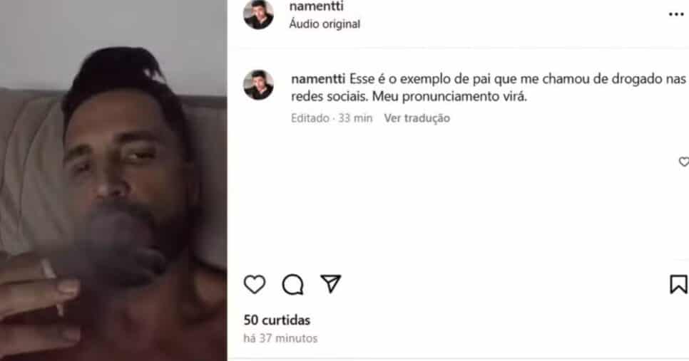 Filho de Latino rebate acusações do pai - Foto: Montagem