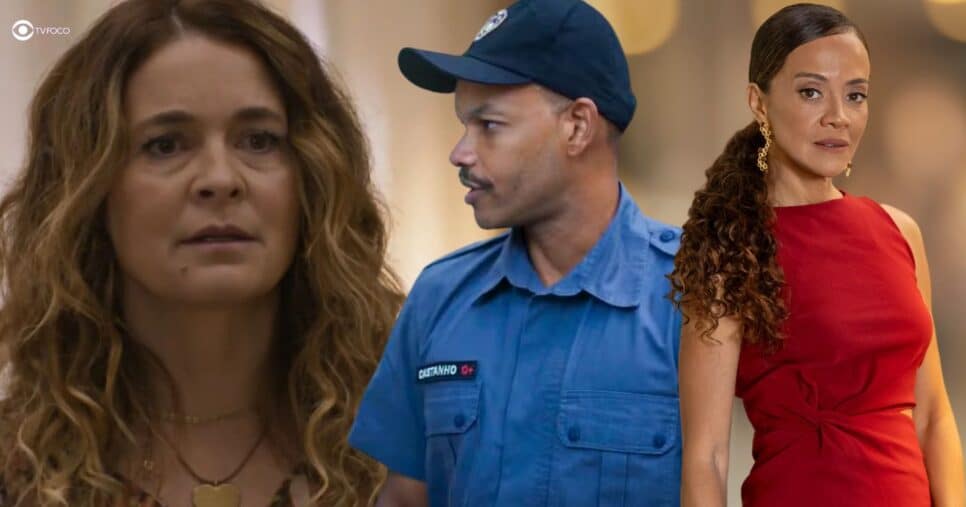 Filipa, Castanho e Tânia em Dona de Mim (Foto: Reprodução / Globo / Montagem TV Foco)