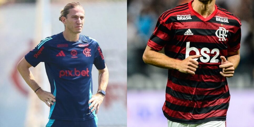 Retorno triunfal ao Flamengo para festa de Filipe Luís (Reprodução: Gilvan de Souza)