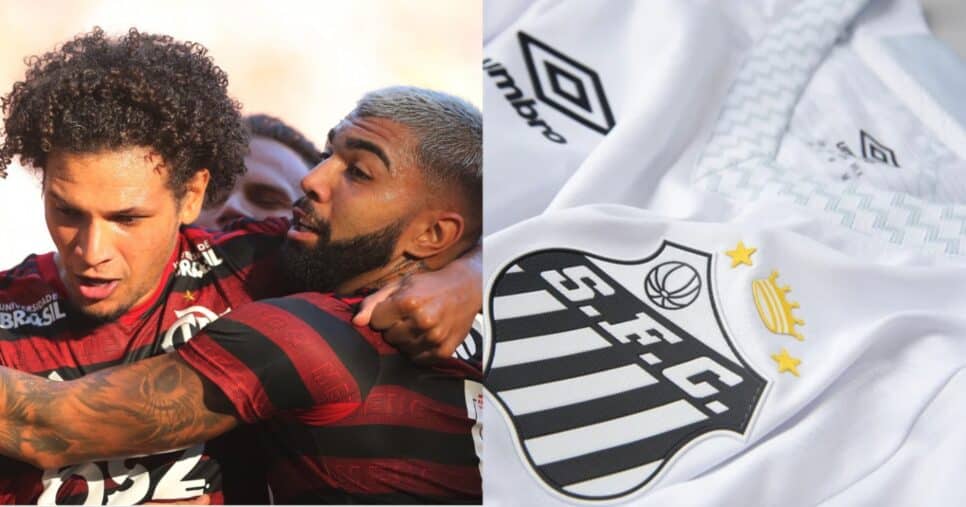 Teixeira libera PIX no Santos por multicampeão do Flamengo - (Montagem / TV FOCO)