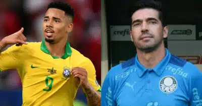 Melhor que Gabriel Jesus? Atacante chega no Palmeiras de Abel (Foto: Reprodução/Montagem TV Foco)