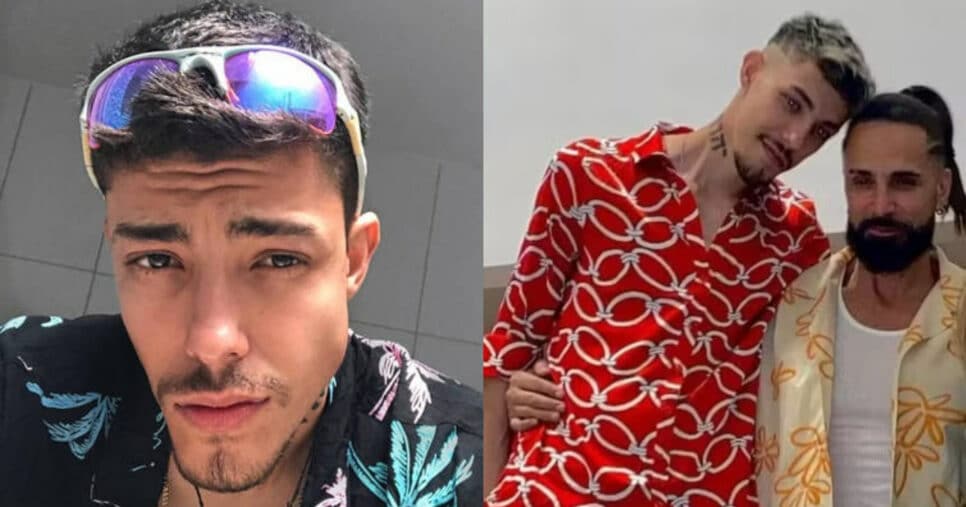 Guilherme e Latino (Foto: Reprodução/Montagem TV Foco)
