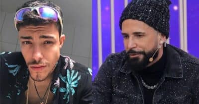 Filho de Latino se vinga do pai, diz que cantor traiu esposa dentro de casa e divulga foto - Foto: Montagem