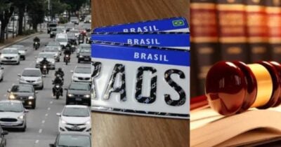 Lei da placa Mercosul confirma 4 proibições no trânsito em 2025- Foto: Montagem