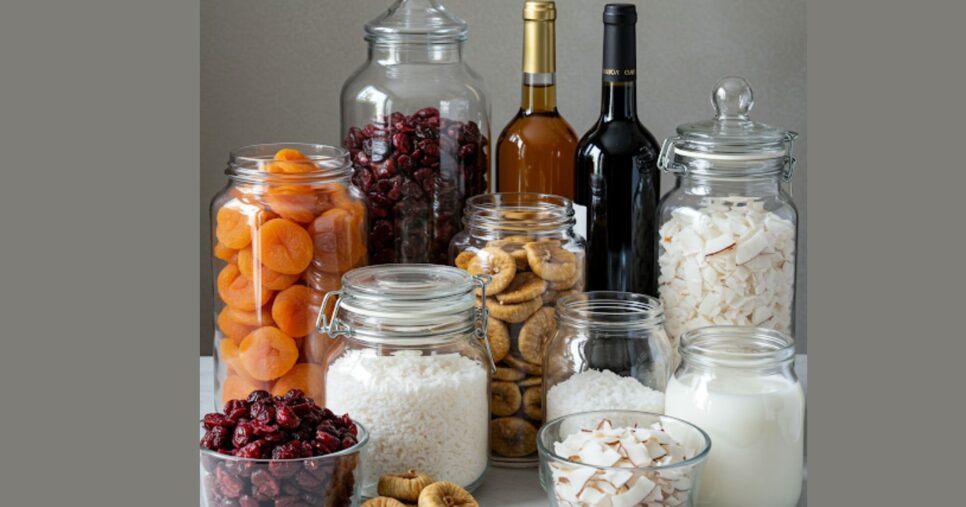 O dióxido de enxofre pode ser encontrado em frutas secas, vinhos, produtos à base de coco
