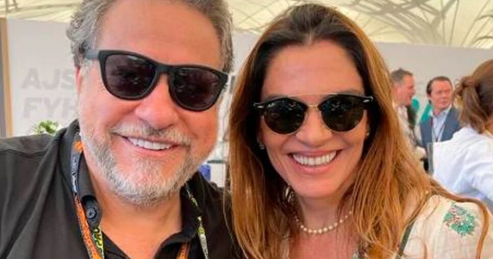 Atriz de Renascer, da Globo, estava no restaurante com o namorado, Júlio Casares (Foto: Reprodução/ Internet)