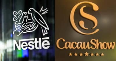 Nestlé restaura gigante chocolate (Foto: Divulgação)