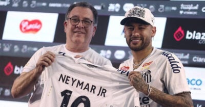 Teixeira trava renovação de Neymar no Santos (Foto:  Reuters/Carla Carniel)