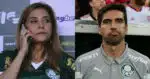 Abel Ferreira e Leila Pereira no Palmeiras (Foto: Reprodução/Montagem TV Foco)