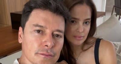 O apresentador Rodrigo Faro e Vera Viel (Foto: Internet)