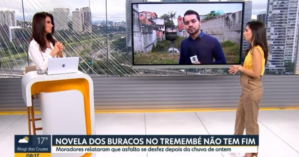 Sabina Simonato diz o que pensa ao vivo na Globo (Foto: reprodução/Montagem TV Foco)