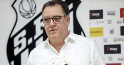Marcelo Teixeira no comando do Santos - Foto: Reprodução Internet