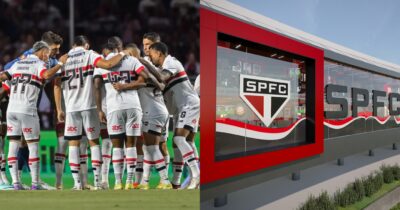 São Paulo arma saída de 10 jogadores - (Montagem / TV FOCO)