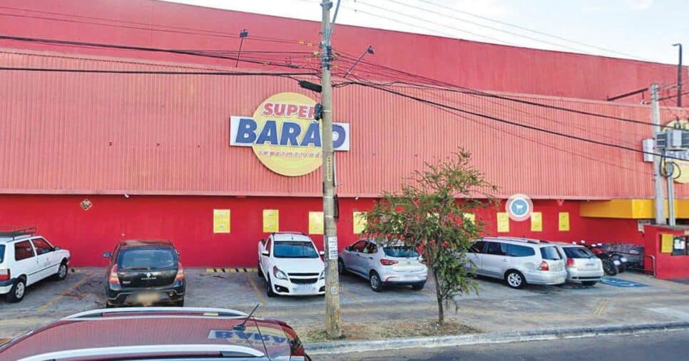 Rede de supermercado Super Barão pediu pela recuperação judicial (Foto Reprodução/ Redes sociais)