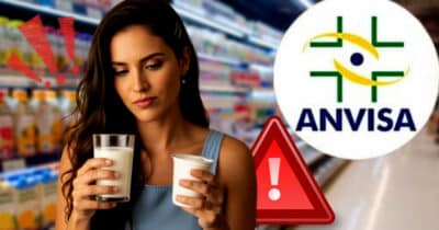 ANVISA liga o alerta após decreto que afeta o leite e o iogurte (Foto Reprodução/Montagem/Lennita/Tv Foco/Canva)