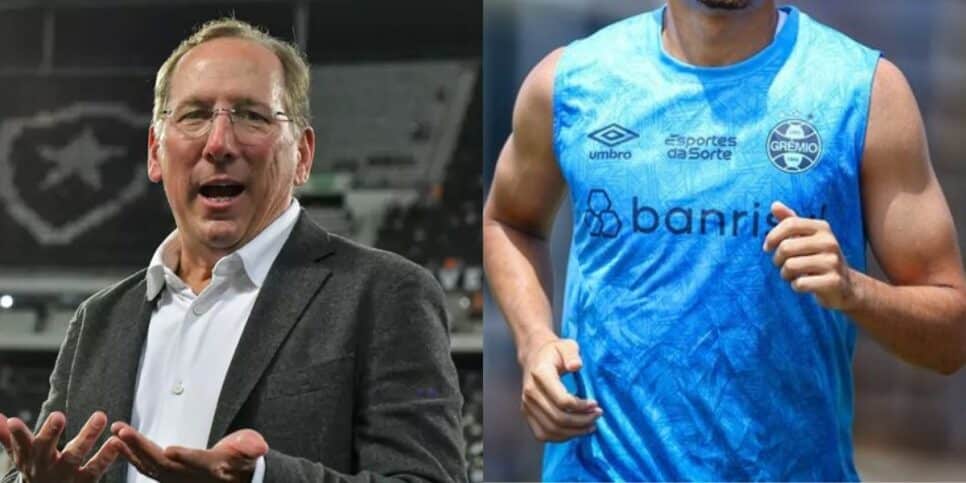 Textor libera Pix por craque do Grêmio ao Botafogo (Reprodução: Thiago Ribeiro)