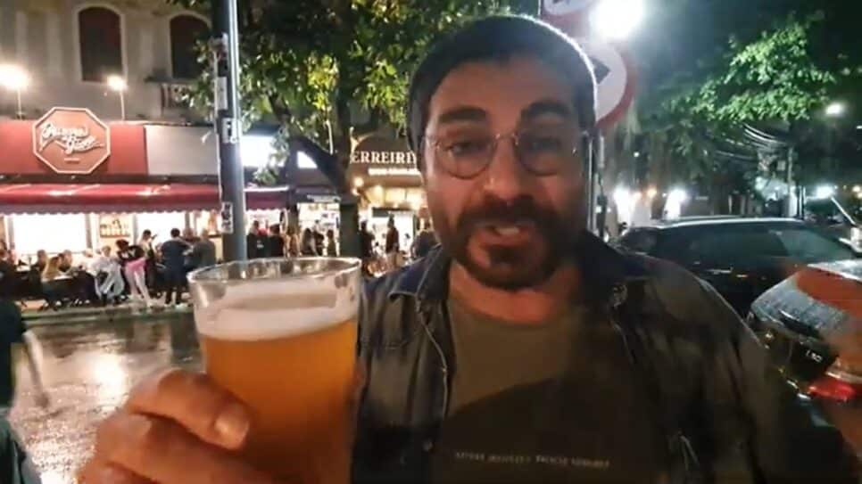 Ator investe em empreendimento de bebidas artesanais (Foto; Reprodução/ YouTube)