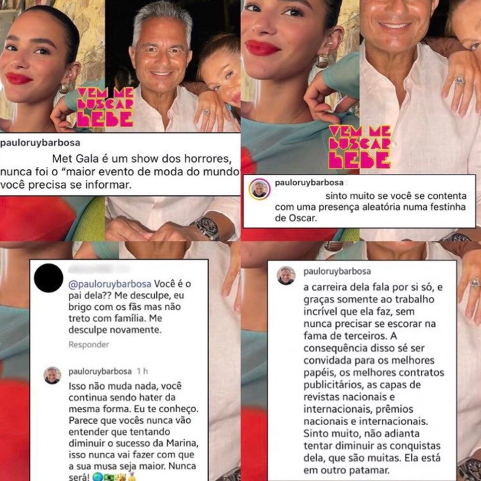 Os prints que viralizaram (Foto: Reprodução/ Vem Me Buscar Hebe, Instagram)