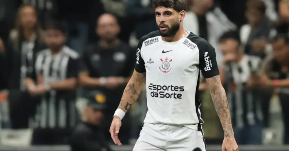 Yuri Alberto se machucou durante partida contra o Atlético-MG (Foto: Reprodução/ Internet)