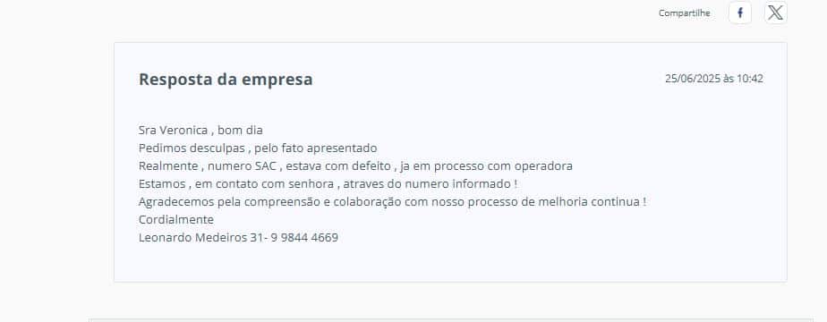 Resposta da Kiprato (Foto Reprodução/Reclame Aqui)