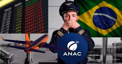 Companhia aérea tem voos cancelados pela ANAC (Foto Reprodução/Montagem/Lennita/Tv Foco/Canva)