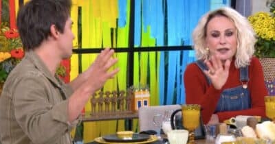 Alê Jodar e Ana Maria no Mais Você (Foto: Reprodução / Globo)