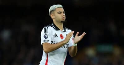 Andreas Pereira em ação com a camisa do Fulham (Matt McNulty/Getty Images)