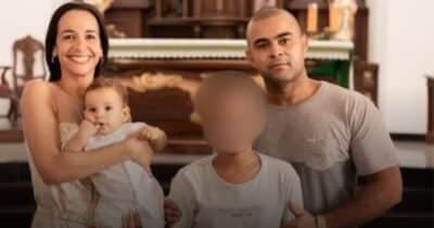 As três vítimas de homicídio em Itaperuna com o adolescente apreendido pelo crime - Foto: Internet