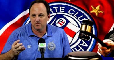 Diretor do Bahia fala sobre permanência e fim de contrato de Ceni  (Foto Reprodução/Montagem/Canva/Lennita/Tv Foco/Canva/Felipe Oliveira)